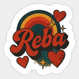 Reba Sticker